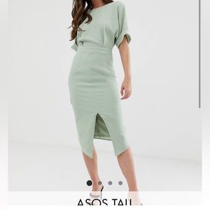 ASOS DESIGN Tall wiggle midi dress